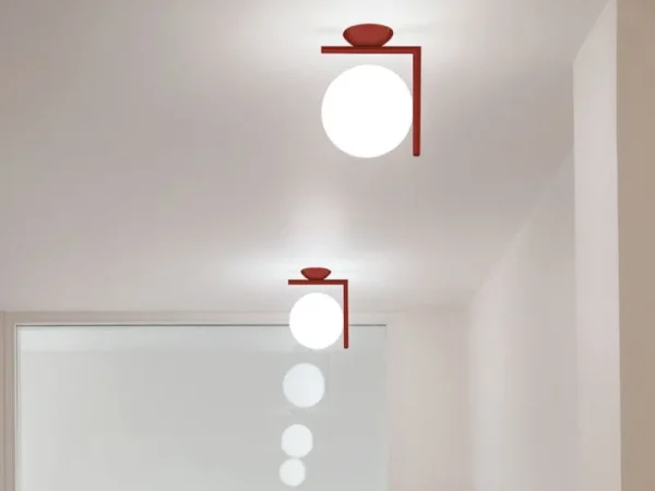 Flos Wandleuchten | Deckenleuchten-IC C/W2 Wand/Deckenleuchte, Messing