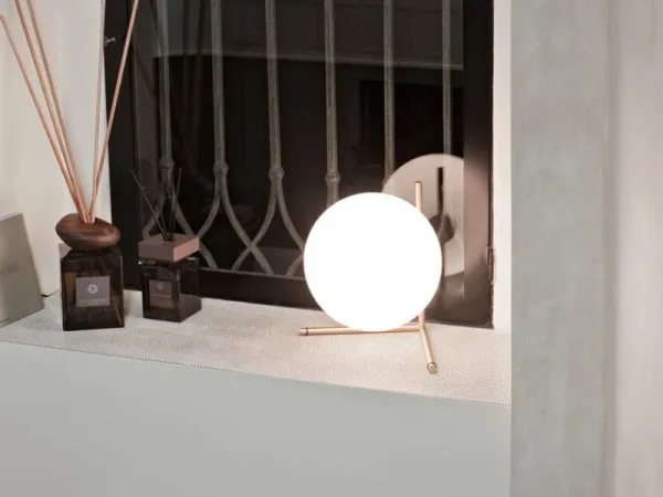 Artemide Tischlampen-Flos IC T2 Tischleuchte, Messing