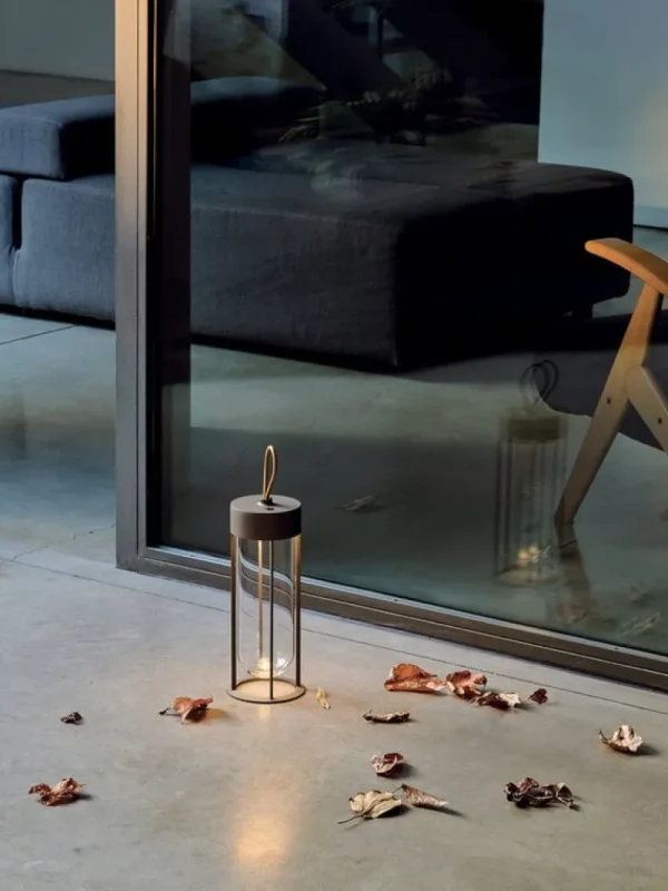 Flos Außenbeleuchtung | Außenleuchten^In Vitro Unplugged Lampe, Anthrazit