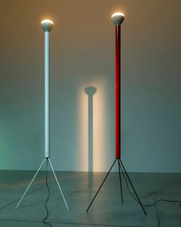 Foscarini Stehleuchten-Flos Luminator Stehleuchte, dimmbar, Rot