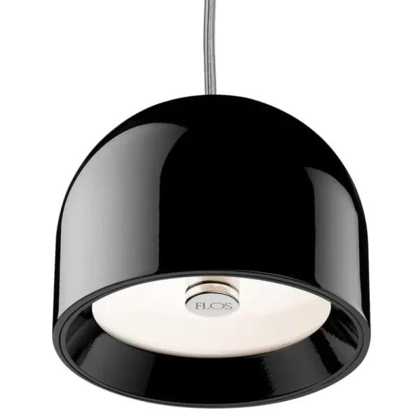 Muuto Deckenleuchten-Flos Pendelleuchte Wan S, schwarz
