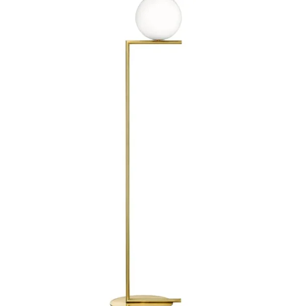Lundia Stehleuchten-Flos Stehleuchte IC F1, Messing