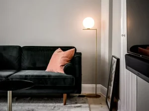 Lundia Stehleuchten-Flos Stehleuchte IC F1, Messing
