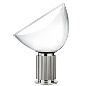 AGO Tischlampen-Flos Taccia Tischleuchte, klein, silber