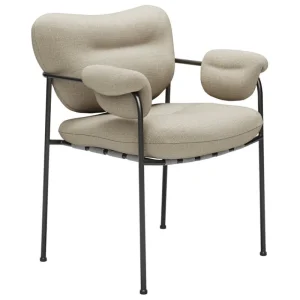 Carl Hansen & Su00f8n Sitzgelegenheiten-Fogia Bollo Stuhl, Lido 16 Beige - Schwarz