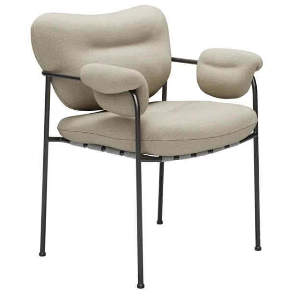Carl Hansen & Su00f8n Sitzgelegenheiten-Fogia Bollo Stuhl, Lido 16 Beige - Schwarz