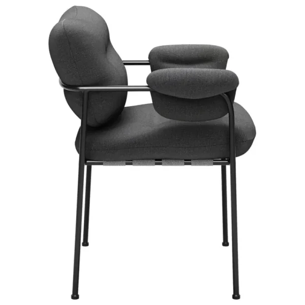 Normann Copenhagen Sitzgelegenheiten-Fogia Bollo Stuhl, Lido 4 Schwarz - Schwarz