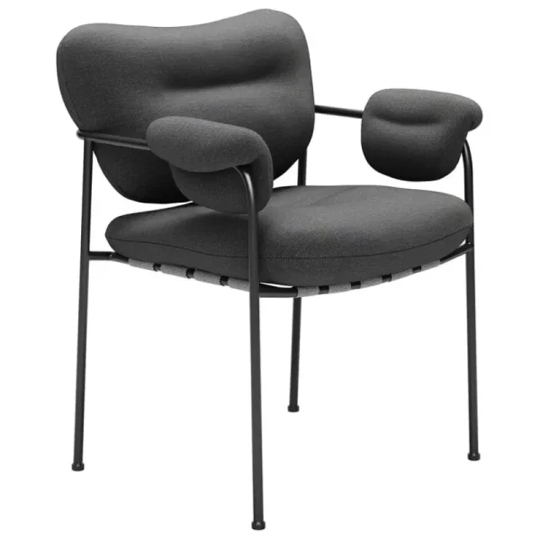 Normann Copenhagen Sitzgelegenheiten-Fogia Bollo Stuhl, Lido 4 Schwarz - Schwarz