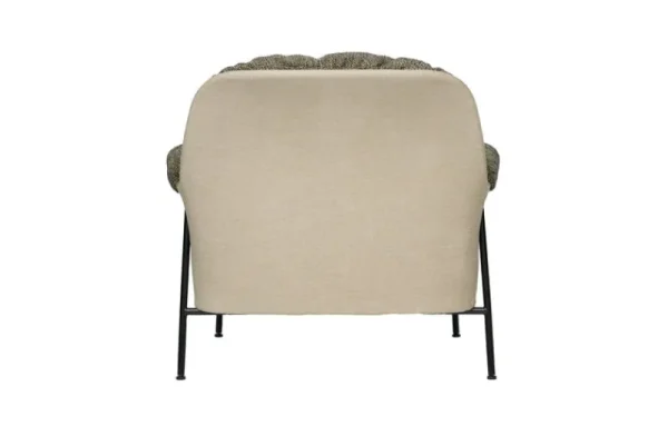 HAY Sitzgelegenheiten-Fogia Lyra Sessel, schwarzer Stahl - Braun Kvadrat Safire 0001