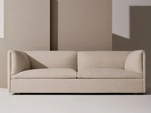 Fredericia Sofas Und Liegen-Fogia Retreat Sofa, Eiche lackiert - Beige Barnum Sand 02