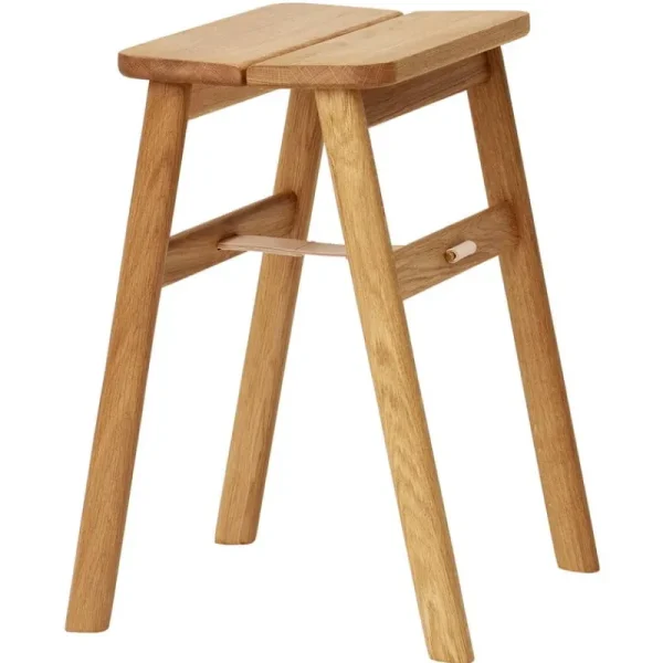 TON Sitzgelegenheiten-Form & Refine Angle faltbarer Hocker, Eiche
