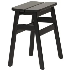 Artek Sitzgelegenheiten-Form & Refine Angle Standardhocker, 45 cm, Buche schwarz gebeizt