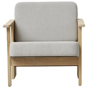 Fritz Hansen Sitzgelegenheiten-Form & Refine Block Loungesessel, Eiche weiß geölt - Gabriel Grain 61247