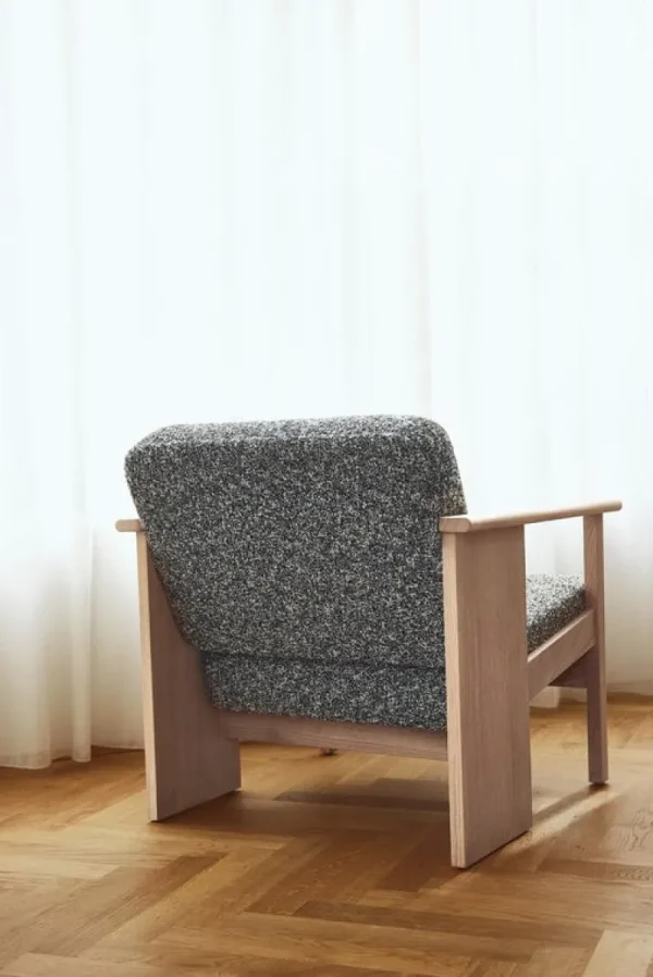 Normann Copenhagen Sitzgelegenheiten-Form & Refine Block Loungesessel, Eiche geölt - Kvadrat Zero 0004