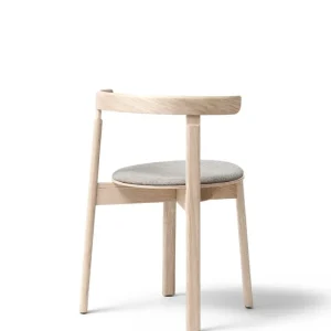 Fritz Hansen Sitzgelegenheiten-Form & Refine Lunar Stuhl, Eiche weiß geölt - Hallingdal 0227