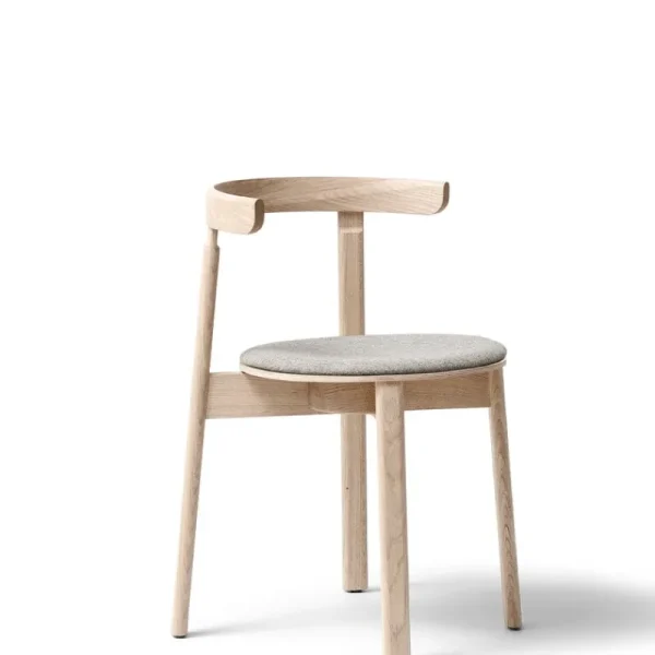 Fritz Hansen Sitzgelegenheiten-Form & Refine Lunar Stuhl, Eiche weiß geölt - Hallingdal 0227