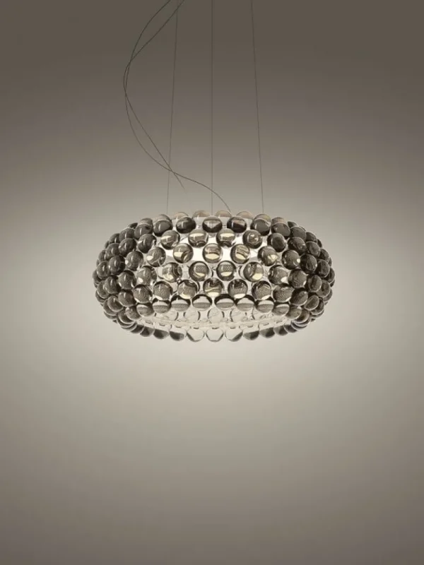 Foscarini Deckenleuchten-Caboche Plus Pendelleuchte, mittel, dimmbar, Grau