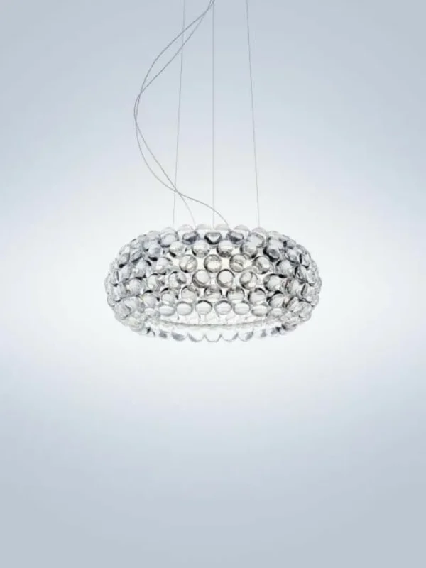 Moooi Deckenleuchten-Foscarini Caboche Plus Pendelleuchte, mittel, dimmbar, klar