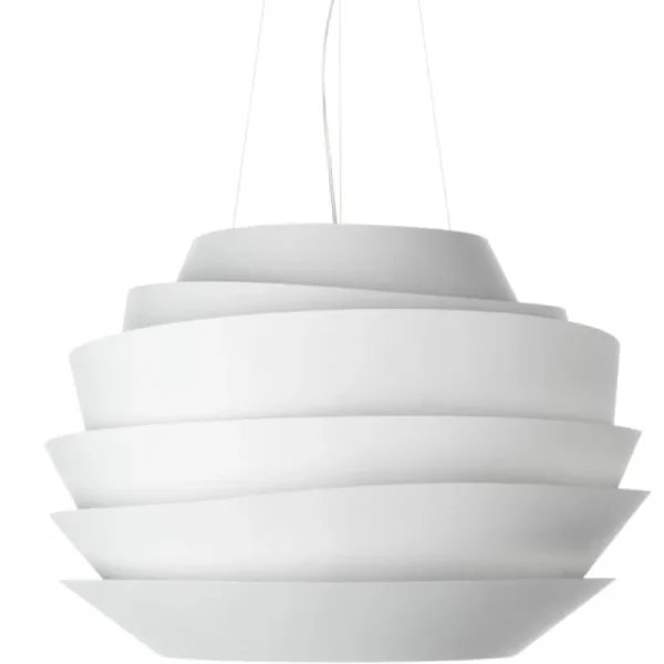 Audo Copenhagen Deckenleuchten-Foscarini Le Soleil Pendelleuchte, weiß