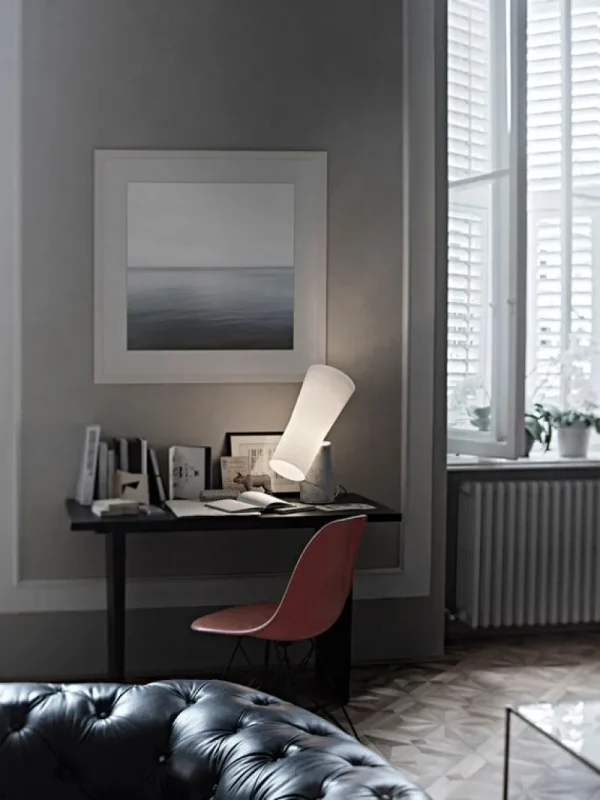 Santa & Cole Tischlampen-Foscarini Nile Tischleuchte, Weiß