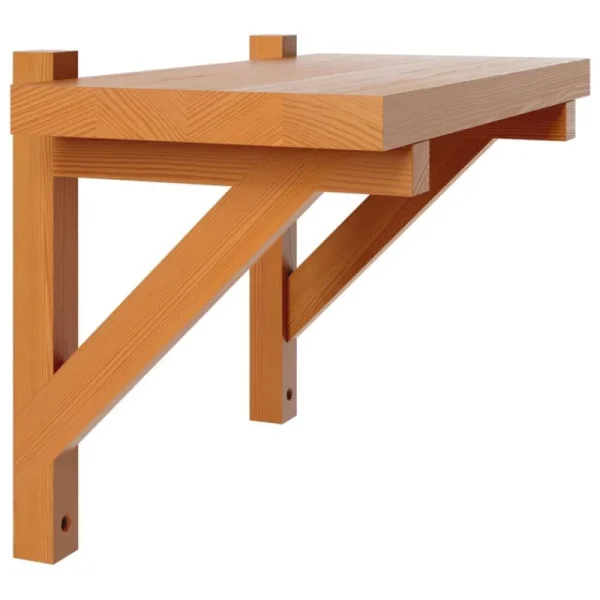 Verso Design Regale-Frama Bracket Regal, klein, warmes Braun - Kiefernholz