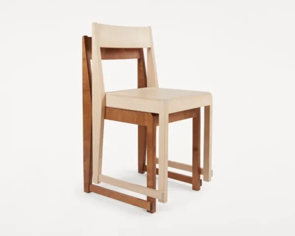 Frama Sitzgelegenheiten-Chair 01, warmes braunes Birkenholz