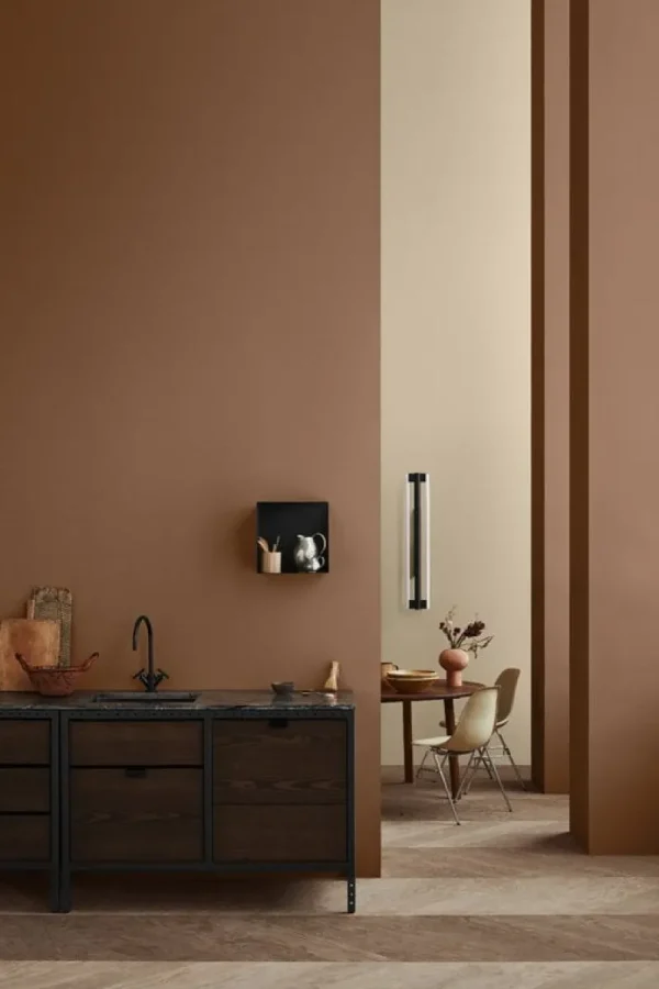 Flos Wandleuchten-Frama Eiffel Doppelwandleuchte, 100 cm, Schwarz