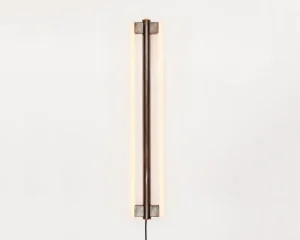 Flos Wandleuchten-Frama Eiffel Doppelwandleuchte, 100 cm, Schwarz