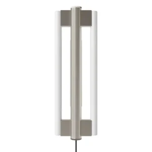 Michael Anastassiades Wandleuchten-Frama Eiffel Double Wandleuchte, 50 cm, Edelstahl