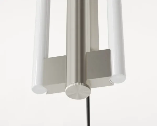 Michael Anastassiades Wandleuchten-Frama Eiffel Double Wandleuchte, 50 cm, Edelstahl