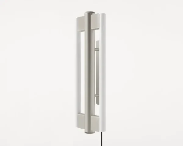 Michael Anastassiades Wandleuchten-Frama Eiffel Double Wandleuchte, 50 cm, Edelstahl