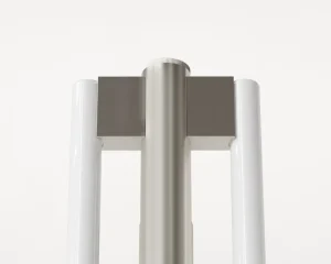 Michael Anastassiades Wandleuchten-Frama Eiffel Double Wandleuchte, 50 cm, Edelstahl