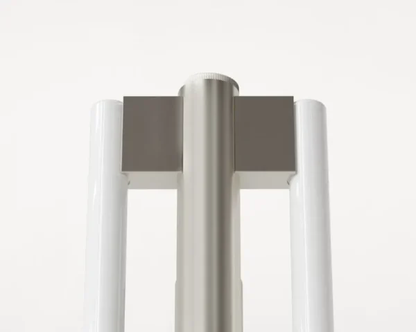 Michael Anastassiades Wandleuchten-Frama Eiffel Double Wandleuchte, 50 cm, Edelstahl