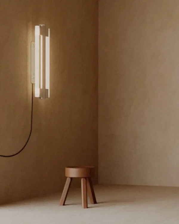 Michael Anastassiades Wandleuchten-Frama Eiffel Double Wandleuchte, 50 cm, Edelstahl