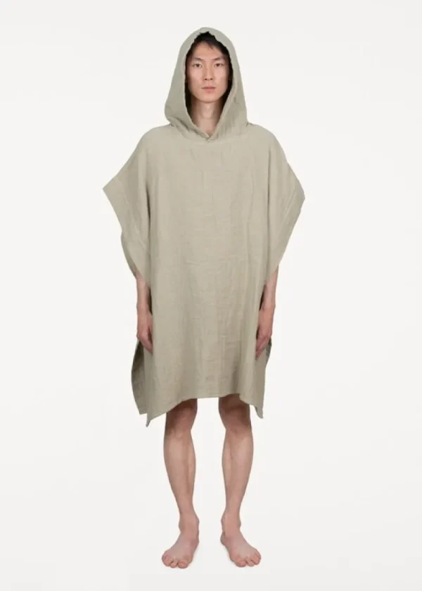 Frama Badezimmertextilien^Poncho Light Towel, salbeigrün