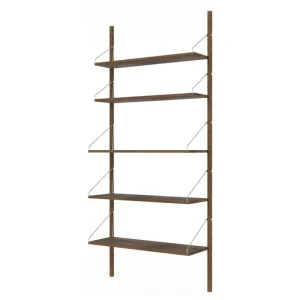 Muuto Regale-Frama Shelf Library H1852 Wandregal, Eiche dunkel geölt