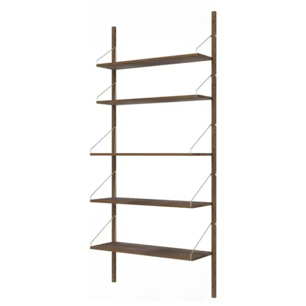 Muuto Regale-Frama Shelf Library H1852 Wandregal, Eiche dunkel geölt