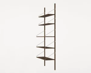 Muuto Regale-Frama Shelf Library H1852 Wandregal, Eiche dunkel geölt