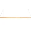 String Furniture Regale-Frama Wandregal D27, 80 cm, Eiche - Stahl