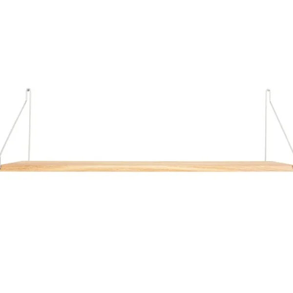 String Furniture Regale-Frama Wandregal D27, 80 cm, Eiche - Stahl