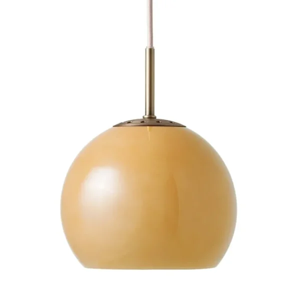 Frandsen Deckenleuchten-Ball Glass Pendelleuchte, 18 cm, Bernstein
