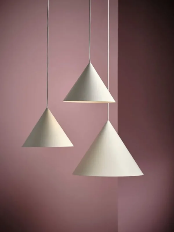 New Works Deckenleuchten-Frandsen Benjamin Pendelleuchte, 30 cm, matt-weiß