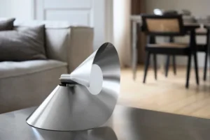 Frandsen Tischlampen-Peel Tischleuchte, gebürsteter Edelstahl