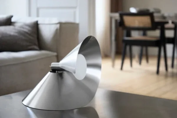 Frandsen Tischlampen-Peel Tischleuchte, gebürsteter Edelstahl