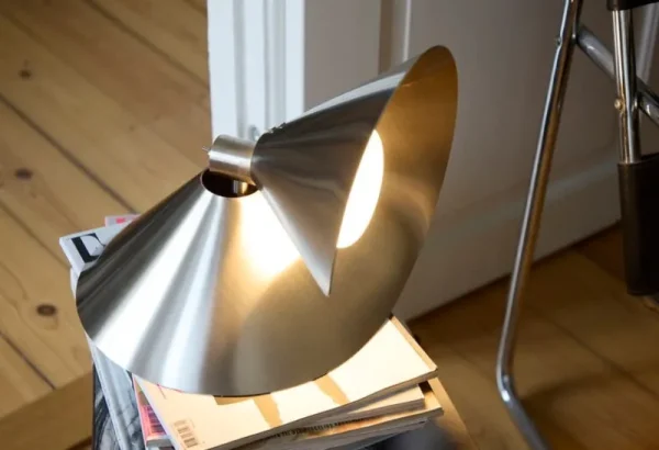Frandsen Tischlampen-Peel Tischleuchte, gebürsteter Edelstahl