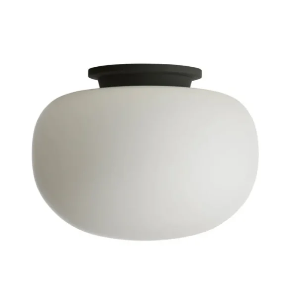 Frandsen Deckenleuchten-Supernate Deckenleuchte, 28 cm, opalweiß - schwarz