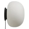 valerie_objects Wandleuchten-Frandsen Supernate Wandleuchte, 38 cm, opalweiß - schwarz