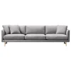 Fritz Hansen Sofas Und Liegen-Fredericia Calmo Sofa 80, Dreisitzer, Eiche Lackiert, Sunniva 242