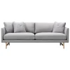 Interface Sofas Und Liegen-Fredericia Calmo Sofa 95, Zweisitzer, Eiche Lackiert, Sunniva 242