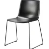 Normann Copenhagen Sitzgelegenheiten-Fredericia Stuhl Pato, Kufengestell, schwarz
